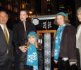 with NYC Mayor Michael Bloomberg, UNICEF contest winners and Judy Collins