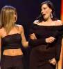 with Jennifer Aniston, at mtvICON, April 2002