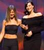 with Jennifer Aniston, at mtvICON, April 2002