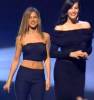 with Jennifer Aniston, at mtvICON, April 2002