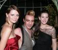 with Mischa Barton and John Galliano