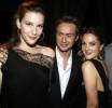 with husband Royston Langdon and Drew Barrymore
