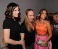 with John Galliano and Eva Mendes
