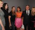 with Claudia Schiffer, John Galliano, Eva Mendes, Sidney Toledano and Rachel Zoe