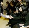 with Christina Aguilera - at Givenchy's Haute Couture Spring/Summer 2004 show, Paris, January 20th 2004