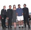 with Steve Buscemi, Jerry Bruckheimer, Bruce Willis and Michael Bay