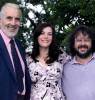 with Christopher Lee and Peter Jackson - at Cannes 2001