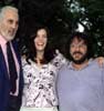 with Christopher Lee and Peter Jackson
