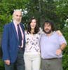 with Christopher Lee and Peter Jackson