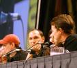 with "The Incredible Hulk" cast and crew