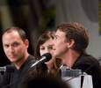 with Louis Leterrier and Edward Norton Photo by Angeleno- Through The Lens