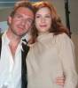 with Ralph Fiennes - at Onegin press conference, Toronto 1999