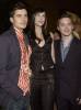 with Elijah Wood and Orlando Bloom - at The Fellowship Of The Ring LA's Premiere