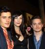 with Orlando Bloom and Elijah Wood - at The Fellowship Of The Ring LA's Premiere