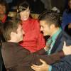 with Elijah Wood and Orlando Bloom