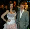 with fiance - Royston Langdon, at The Two Towers European Premiere, Paris, December 10th 2002