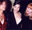 with mom Bebe Buell and dad Steven Tyler