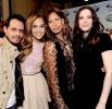 with Mark Anthony, Jennifer Lopez and dad Steven Tyler