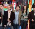 with Elijah Wood, Billy Boyd, Sean Astin and Dominic Monaghan