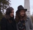 Liv and Steven visit their ancestors graves in Schuylerville cemetery