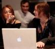 with Miley Cyrus and Joaquin Phoenix