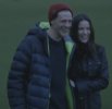 On the set - with director Niall O'Brien