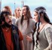 On the set - with Peter Jackson
