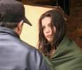 On the set - with Bernardo Bertolucci