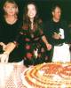 On the set - Liv's 18th birthday party; with mom Bebe Buell, Bernardo Bertolucci and Carlo Cecchi