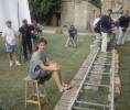 On the set