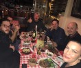 with "Gunpowder" cast and crew, The Terrace Cafe Bar, Saltaire, England