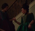 with Jessica Brown Findlay