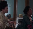 with Jessica Brown Findlay